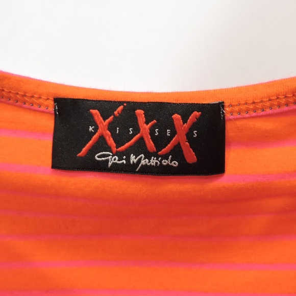 GAI MATTIOLO🇮🇹ORANGE COTTONE TOP - Picture 3 of 5